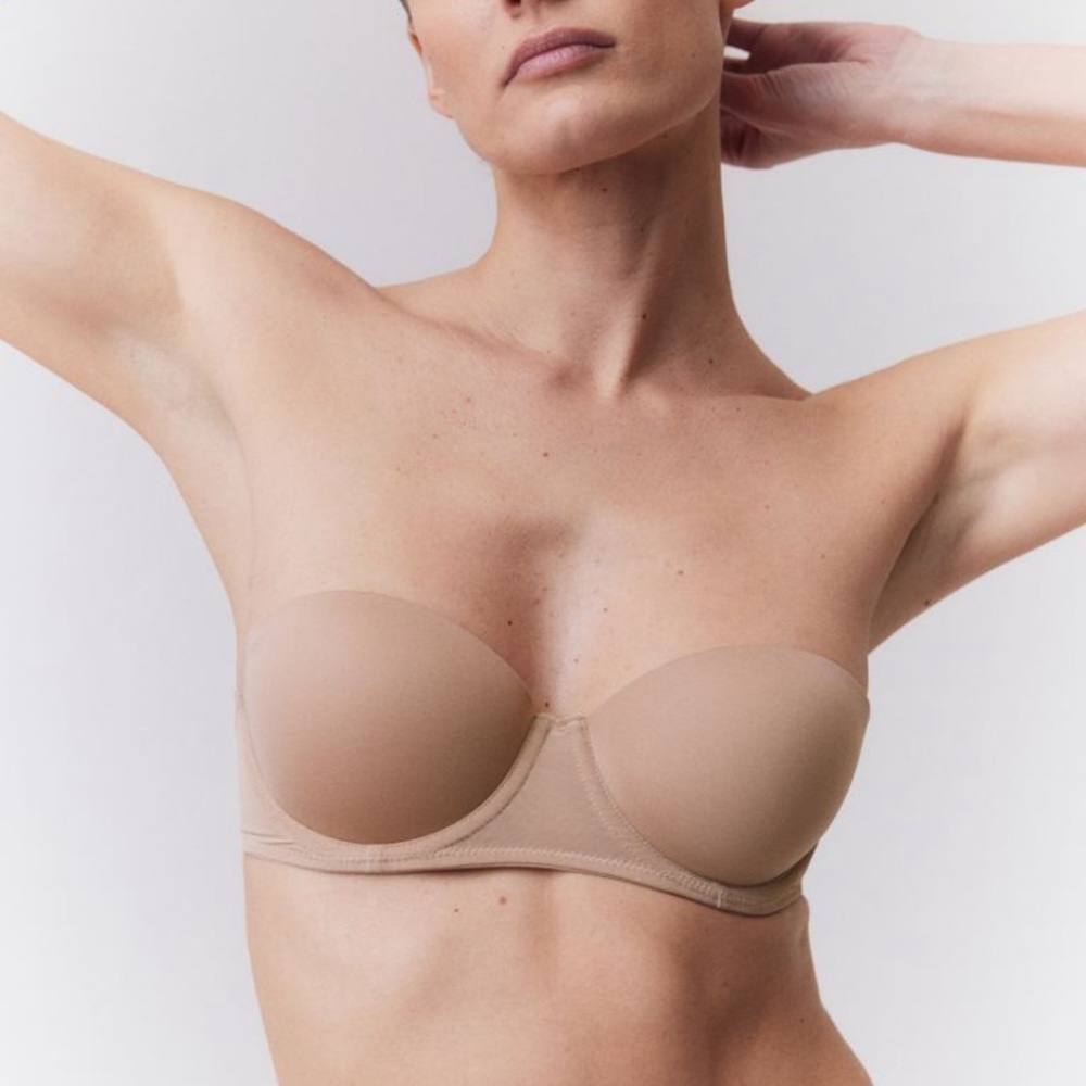 NWT - H&M Strapless Padded Balconette Bra - 34C